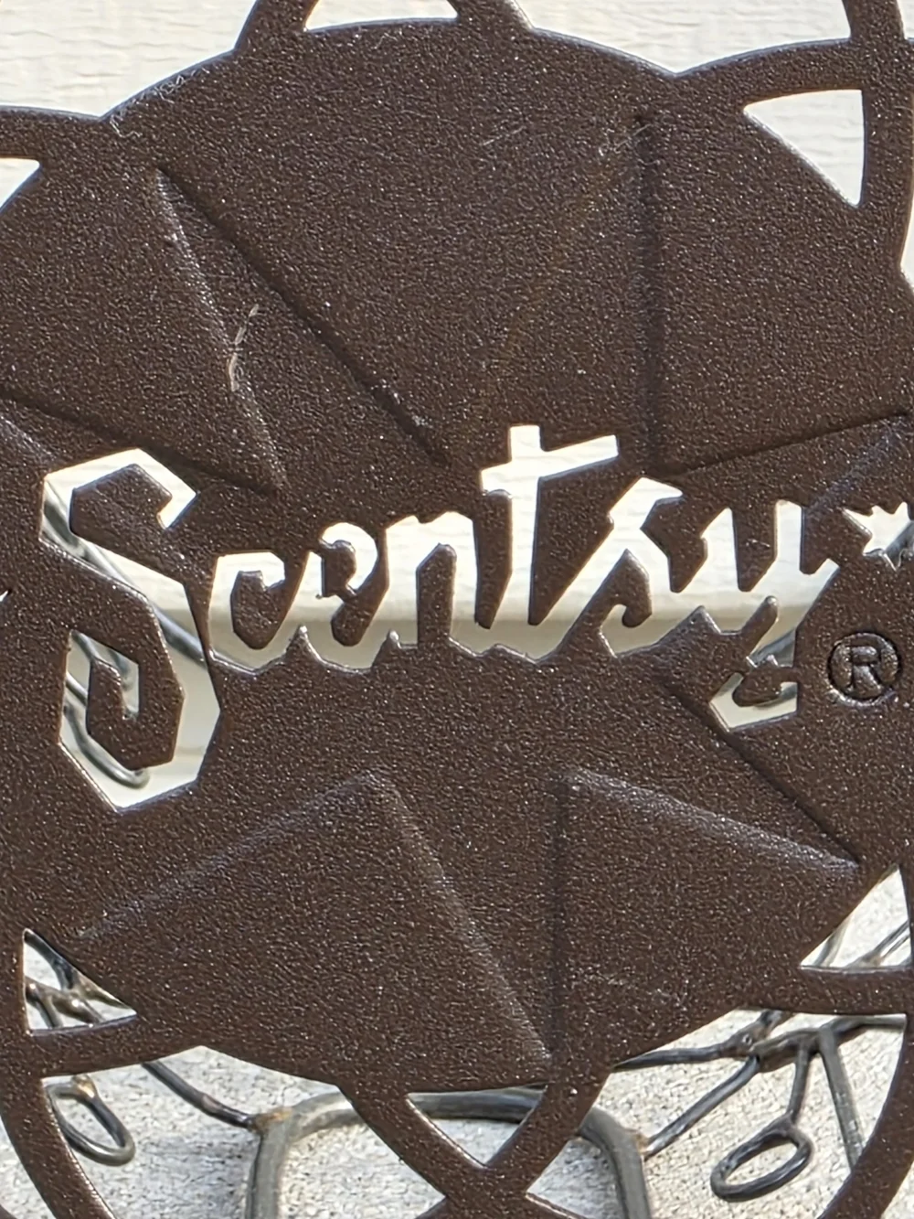 Scentsy Just Dandy Metal Warmer Wrap Retired